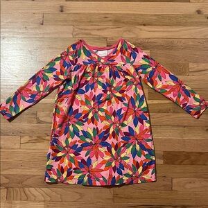 Hanna Andersson Multicolor Floral Long Sleeve Dress